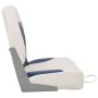 Klappbare Bootssitze, 2-teilig, mit weißem und blauem Kissen von vidaXL, Segelboote - Ref: Foro24-272239, Preis: 73,80 €, Rab...