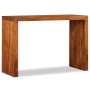 Mesa consola Madera sólida con acabado miel 110x40x76 cm en Mesas auxiliares | Comprar online en Foru.es