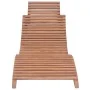 Folding sun loungers 2 units solid teak wood by vidaXL, Loungers - Ref: Foro24-3073170, Price: 335,23 €, Discount: %
