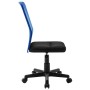 Silla de oficina de tela de malla negra y azul 44x52x100 cm de vidaXL, Sillas de oficina - Ref: Foro24-289511, Precio: 73,82 ...
