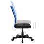 Silla de oficina de tela de malla negra y azul 44x52x100 cm de vidaXL, Sillas de oficina - Ref: Foro24-289511, Precio: 73,82 ...