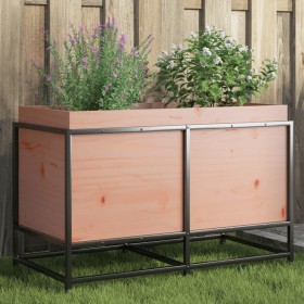 Jardinera de madera maciza de abeto Douglas 80x40x50 cm de vidaXL, Maceteros y jardineras - Ref: Foro24-847031, Precio: 77,14...