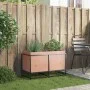 Jardinera de madera maciza de abeto Douglas 80x40x50 cm de vidaXL, Maceteros y jardineras - Ref: Foro24-847031, Precio: 74,27...