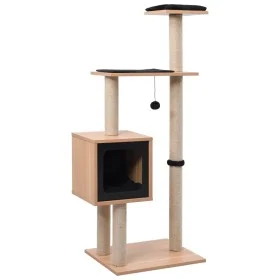 Rascador para gatos con alfombra rascadora de sisal 123 cm de vidaXL, Mobiliario para gatos - Ref: Foro24-170920, Precio: 85,...