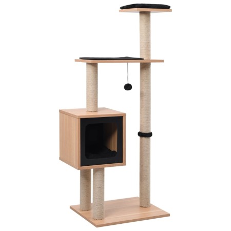 Rascador para gatos con alfombra rascadora de sisal 123 cm de vidaXL, Mobiliario para gatos - Ref: Foro24-170920, Precio: 83,...
