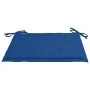 Sillas de jardín 2 uds con cojines azul real madera de teca de vidaXL, Sillas de jardín - Ref: Foro24-3062218, Precio: 254,92...