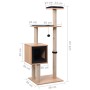 Rascador para gatos con alfombra rascadora de sisal 123 cm de vidaXL, Mobiliario para gatos - Ref: Foro24-170920, Precio: 83,...