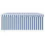 Toldo retráctil manual con persiana y LED azul y blanco 3x2,5 m de vidaXL, Toldos - Ref: Foro24-3069281, Precio: 296,92 €, De...