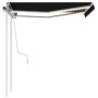 Toldo manual retráctil con luz LED gris antracita 3,5x2,5 m de vidaXL, Toldos - Ref: Foro24-3069924, Precio: 364,25 €, Descue...