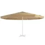 Replacement fabric for taupe gray umbrella 500 cm by vidaXL, Fabrics for umbrellas and awnings - Ref: Foro24-312541, Price: 7...