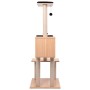 Rascador para gatos con alfombra rascadora de sisal 129 cm de vidaXL, Mobiliario para gatos - Ref: Foro24-170918, Precio: 110...