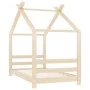 Kinderbettgestell aus massivem Kiefernholz, 70 x 140 cm von vidaXL, Kinderbetten und Betten für Kinder - Ref: Foro24-289607, ...