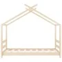 Kinderbettgestell aus massivem Kiefernholz, 70 x 140 cm von vidaXL, Kinderbetten und Betten für Kinder - Ref: Foro24-289607, ...