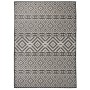 Alfombra de exterior de tejido plano rayas negras 200x280 cm de vidaXL, Alfombras - Ref: Foro24-340854, Precio: 100,96 €, Des...