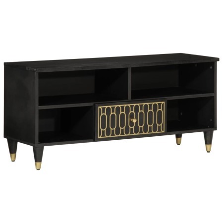 Mueble de TV madera maciza de mango 100x33x46 cm de vidaXL, Muebles TV - Ref: Foro24-358336, Precio: 61,52 €, Descuento: %