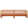 Sofá cama nido madera maciza de pino marrón cera 90x200 cm de vidaXL, Camas y somieres - Ref: Foro24-847159, Precio: 168,46 €...