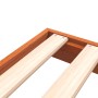 Estructura de cama madera maciza pino marrón cera 120x200 cm de vidaXL, Camas y somieres - Ref: Foro24-847146, Precio: 137,48...