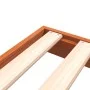 Wax brown pine solid wood bed frame 120x200 cm by vidaXL, Beds and slatted bases - Ref: Foro24-847146, Price: 135,08 €, Disco...