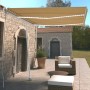 Toldo retráctil manual con LED amarillo y blanco 350x250 cm de vidaXL, Toldos - Ref: Foro24-3069523, Precio: 376,15 €, Descue...
