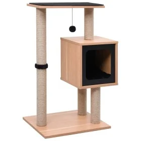 Rascador para gatos con alfombra rascadora de sisal 82 cm de vidaXL, Mobiliario para gatos - Ref: Foro24-170922, Precio: 84,2...
