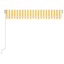 Toldo manual retráctil con LED amarillo y blanco 350x250 cm de vidaXL, Toldos - Ref: Foro24-3068883, Precio: 259,98 €, Descue...
