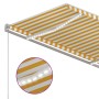 Toldo manual retráctil con LED amarillo y blanco 350x250 cm de vidaXL, Toldos - Ref: Foro24-3068883, Precio: 259,98 €, Descue...