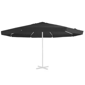 Tela de repuesto para sombrilla negro 500 cm de vidaXL, Telas para sombrillas y toldos - Ref: Foro24-312544, Precio: 67,88 €,...