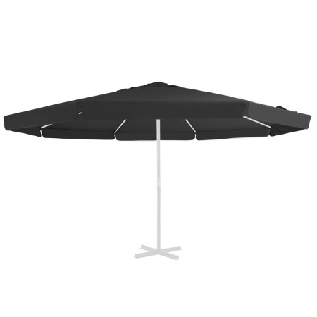 Tela de repuesto para sombrilla negro 500 cm de vidaXL, Telas para sombrillas y toldos - Ref: Foro24-312544, Precio: 85,61 €,...