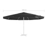 Tela de repuesto para sombrilla negro 500 cm de vidaXL, Telas para sombrillas y toldos - Ref: Foro24-312544, Precio: 85,61 €,...