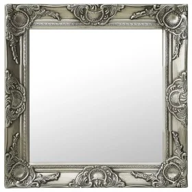 Baroque style silver wall mirror 50x50 cm by vidaXL, Mirrors - Ref: Foro24-320314, Price: 47,01 €, Discount: %