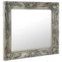 Espejo de pared estilo barroco plateado 50x50 cm de vidaXL, Espejos - Ref: Foro24-320314, Precio: 47,01 €, Descuento: %