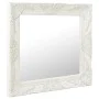 Espejo de pared estilo barroco blanco 50x50 cm de vidaXL, Espejos - Ref: Foro24-320312, Precio: 37,76 €, Descuento: %