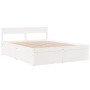 Estructura de cama con cajones madera de pino blanca 150x200cm de vidaXL, Camas y somieres - Ref: Foro24-3282346, Precio: 331...