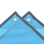 Poncho de lluvia con capucha diseño 2 en 1 azul 223x145 cm de vidaXL, Camping y senderismo - Ref: Foro24-4004198, Precio: 17,...