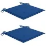 Folding garden dining set 3 pieces teak wood cushions by vidaXL, Garden sets - Ref: Foro24-3063181, Price: 177,24 €, Discount: %