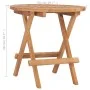 Folding garden dining set 3 pieces teak wood cushions by vidaXL, Garden sets - Ref: Foro24-3063181, Price: 177,24 €, Discount: %