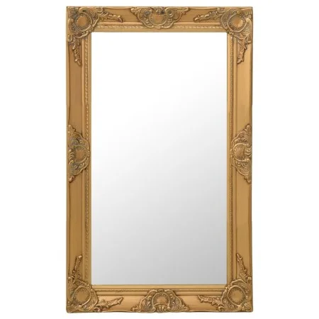 Espejo de pared estilo barroco dorado 50x80 cm de vidaXL, Espejos - Ref: Foro24-320321, Precio: 66,67 €, Descuento: %