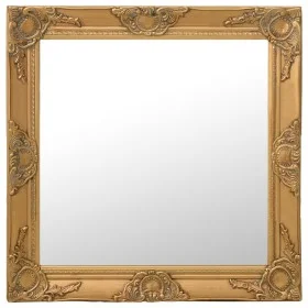 Espejo de pared estilo barroco dorado 60x60 cm de vidaXL, Espejos - Ref: Foro24-320333, Precio: 59,29 €, Descuento: %