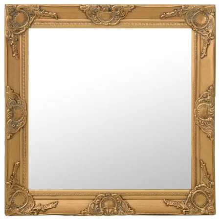 Espejo de pared estilo barroco dorado 60x60 cm de vidaXL, Espejos - Ref: Foro24-320333, Precio: 59,29 €, Descuento: %