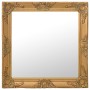 Espejo de pared estilo barroco dorado 60x60 cm de vidaXL, Espejos - Ref: Foro24-320333, Precio: 60,50 €, Descuento: %