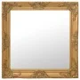 Espejo de pared estilo barroco dorado 60x60 cm de vidaXL, Espejos - Ref: Foro24-320333, Precio: 59,29 €, Descuento: %