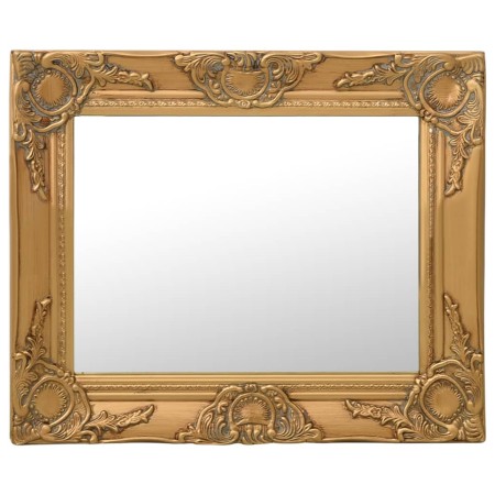 Espejo de pared estilo barroco dorado 50x40 cm de vidaXL, Espejos - Ref: Foro24-320309, Precio: 42,70 €, Descuento: %