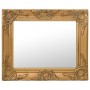 Espejo de pared estilo barroco dorado 50x40 cm de vidaXL, Espejos - Ref: Foro24-320309, Precio: 42,70 €, Descuento: %