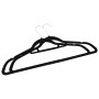 Juego de perchas ropa 50 uds antideslizantes terciopelo negro de vidaXL, Perchas - Ref: Foro24-289921, Precio: 50,49 €, Descu...