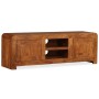 Mueble de TV madera maciza acabado miel 120x30x40 cm en Muebles TV | Comprar online en Foru.es