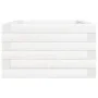 Jardinera de madera maciza de pino blanca 70x40x23 cm de vidaXL, Maceteros y jardineras - Ref: Foro24-847219, Precio: 56,12 €...
