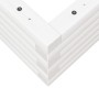 Jardinera de madera maciza de pino blanca 70x40x23 cm de vidaXL, Maceteros y jardineras - Ref: Foro24-847219, Precio: 56,94 €...