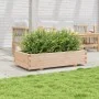 Jardinera de madera maciza de pino 110x60x26,5 cm de vidaXL, Maceteros y jardineras - Ref: Foro24-847348, Precio: 109,49 €, D...