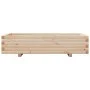 Jardinera de madera maciza de pino 110x60x26,5 cm de vidaXL, Maceteros y jardineras - Ref: Foro24-847348, Precio: 109,49 €, D...