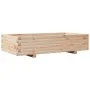 Jardinera de madera maciza de pino 110x60x26,5 cm de vidaXL, Maceteros y jardineras - Ref: Foro24-847348, Precio: 109,49 €, D...